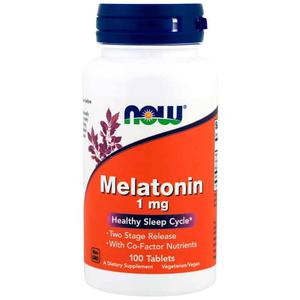 NOW FOODS Melatonin 1mg (Melatonina) 100 Tabletek wegetariaskich - 2876364862