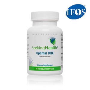 SEEKING HEALTH Optimal DHA (Kwasy Tuszczowe Omega 3 EPA DHA) 30 Kapsuek elowych - 2876364952