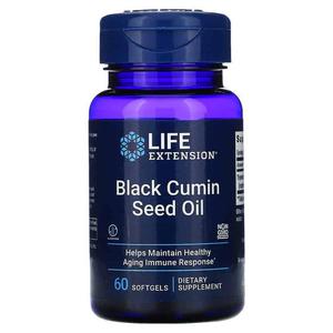 LIFE EXTENSION Black Cumin Seed Oil (Olej z nasion czarnuszki) 60 Kapsuek elowych - 2876364972