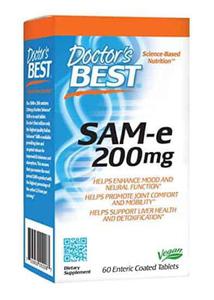 Doctor's Best SAM-e 200 - 60 tabletek wegetariaskich - 2876364055