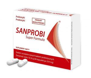 SANPROBI Super Formula (Probiotyk, Prebiotyk) 40 kapsuek - 2876364059