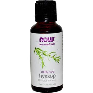 NOW FOODS Essential Oil (Olejek Eteryczny) Hyzop lekarski 30ml - 2876365197