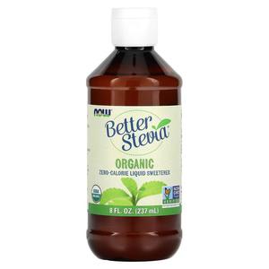 NOW FOODS Better Stevia Liquid Extract Organic (Ekstrakt ze Stewii w Pynie BIO) 237ml wegaski - 2876364063