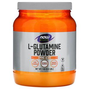 NOW SPORTS L-Glutamine Powder (L-Glutamina w proszku) 1kg - 2876365283