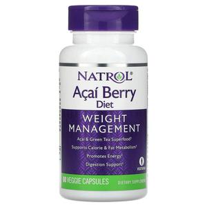 NATROL Acai Berry Diet (Kontrola wagi, Metabolizm) 60 Kapsuek wegetariaskich - 2876365295