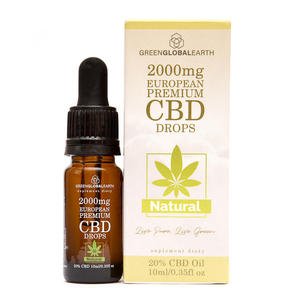 GREEN GLOBAL EARTH CBD Oil Premium 20% (Olej konopny) 10ml - 2876365396