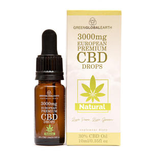 GREEN GLOBAL EARTH CBD Oil Premium 30% (Olej konopny) 10ml - 2876365397