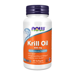 NOW FOODS Krill Oil 500mg (Olej z kryla) 60 Kapsuek elowych - 2876365436