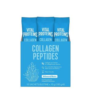 VITAL PROTEINS Collagen Peptides (Kolagen Peptydy - Wosy / Skra / Paznokcie / Stawy i Koci) 10 x 10g Naturalny - 2876365545