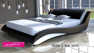 ko do sypialni Stilo-2 Lux Slim 160x200 - skra naturalna - 2826535975