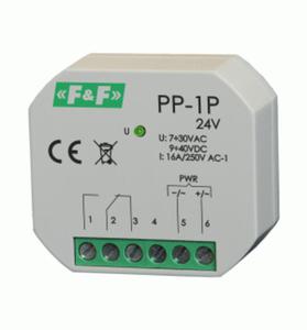 Przekanik elektromagnetyczny PP-1P 24V F&F - 2832529078