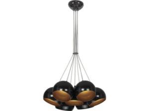 Lampa sufitowa BALL BLACK-GOLD VII zwis 7x35W GU10 Nowodvorski 6588 - 2852491008