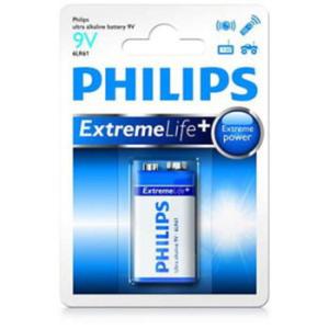 Bateria 6LR61 9V PHILIPS EXTREMELIFE - 2832525671