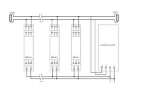 Przetwornik natenia prdu 3F z wyjciem MODBUS RTU MB-3I-1 F&F - 2832525792