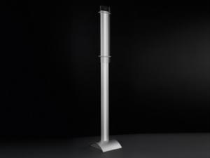 Lampa stojca LED MODERNO ELEGANTE aluminium barwa biaa zimna MO-LST-A-W-3-PL-PL-01 SKOFF - 2832527997
