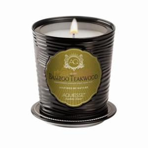 BAMBOO TEAKWOOD ~11 oz Large Soy LUXE Tin Candle - 2861322476