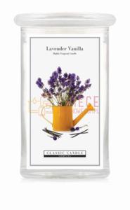 Classic Candle LAVENDER VANILLA 2 Wick Large Jar