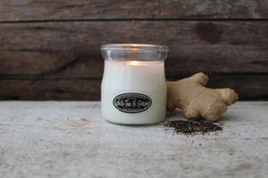 Milkhouse Candles WHITE TEA & GINGER Cream Jar - 2861322793