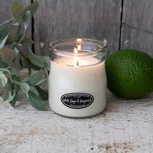 Milkhouse Candles WHITE SAGE & BERGAMOT Cream Jar - 2861323359