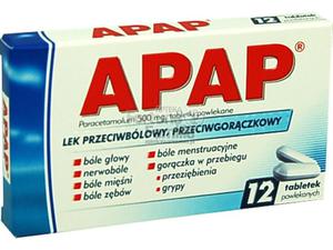 Apap 0,5g x 12tabl. - 2823374503