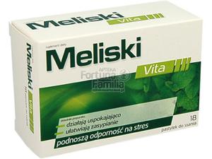 Meliski Pastylki uspokajaj. 18pastyl. - 2823375175