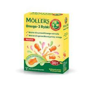 MOLLERS Omega-3 Rybki 36szt. - 2823375194