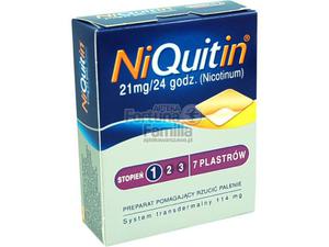 Niquitin Stopie 1 7 plastrw - 2823375246