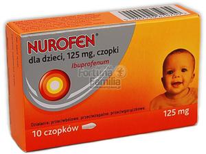 Nurofen czop.doodbyt. 0,125g 10czopkw - 2823375266