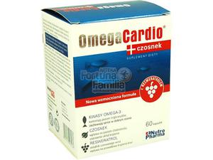 OmegaCardio+czosnek 60 kaps. - 2823375302