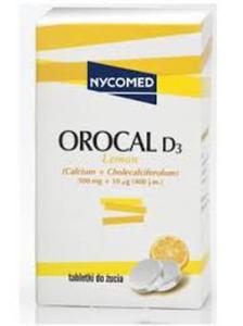 Orocal D3 lemon 30 tabl.doucia - 2823375325