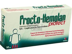 Procto-Hemolan protect czop.doodbyt. 10czo - 2823375447