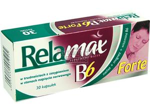 Relamax B6 Forte 30 kaps. - 2823375489