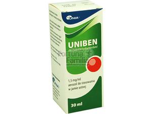 Uniben aer.dost.wj.ustnej 1,5mg/ml 30ml - 2823375660