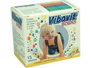 Vibovit Bobas waniliowy 15 sasz. - 2823375686