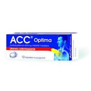 ACC OPTIMA 600mg 10tabl.mus. - 2823374446