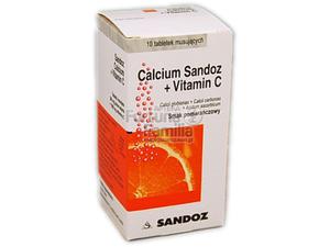 Calcium-Sandoz+Vitamin C (Orange) 10 tabl.mus - 2823374624