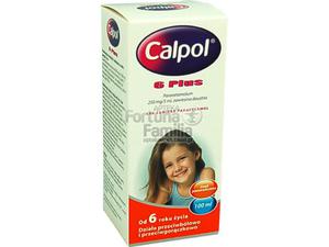 Calpol 6 Plus syrop 0,25g/5ml 100ml - 2823374630