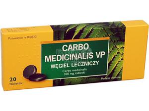 Carbo medicinalis tabl. 0,3g 20tabl. - 2823374632