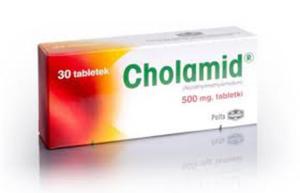 Cholamid tabl. 0,5g 30tabl. - 2823374659