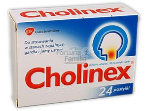 Cholinex pastyl.twarda 0,15g 24pastyl. - 2823374665