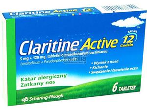 Claritine Active 6 tabl.oprzed.uwaln. - 2823374679