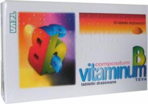 Vitaminum B compositum TEVA 50dra.( - 2823376049