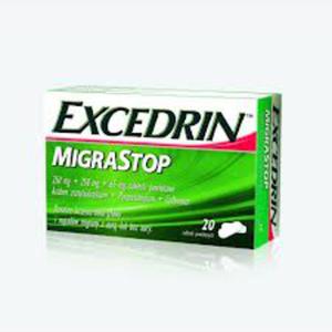 Excedrin Migra Stop tabl.powl. 0,25g+0,25g - 2823374857
