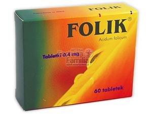 Folik 0,4 mg 60 tabl. - 2823374897