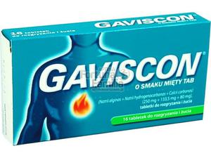 Gaviscon o smaku mity 16 tabl - 2823374905