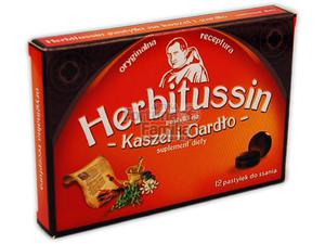 Herbitussin Kaszel i Gardo Pastylki pasty - 2823374953