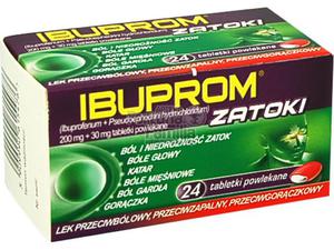 Ibuprom Zatoki 0,2g+0,03g 24tabl. - 2823374985