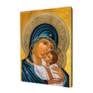 Obraz religijny na desce lipowej, Matka Boa - 2870958978