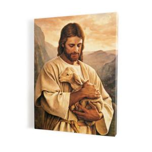 Jezus Chrystus Dobry Pasterz, obraz na ptnie canvas - 2870959068