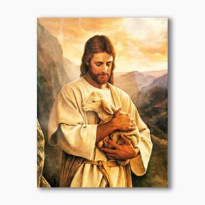 Chrystus Dobry Pasterz, nowoczesny obraz religijny plexi - 2870959140